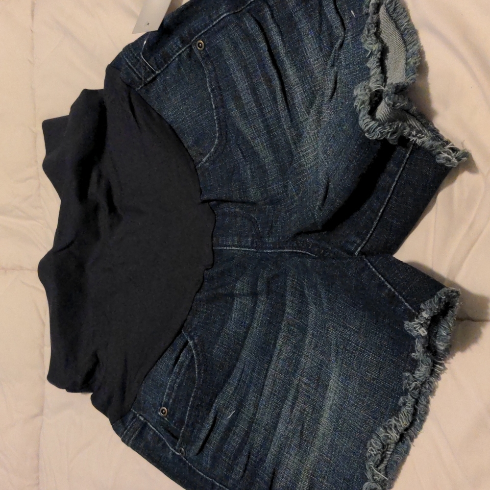 Maternity Jean Shorts